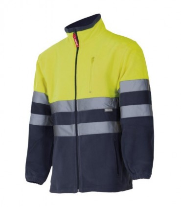 CHAQUETA POLAR BICOLOR ALTA VISIBILIDAD