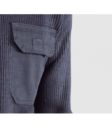 Jersey con refuerzos Azul marino