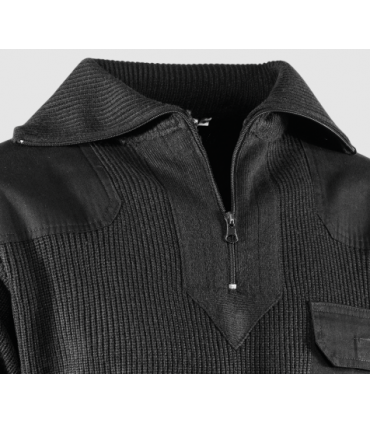 Jersey con refuerzos Negro