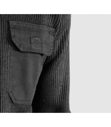 Jersey con refuerzos Negro