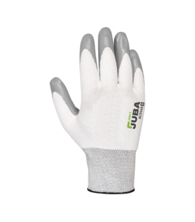 Guante sin costuras de nylon® con recubrimiento de nitrilo estanco Gris/Blanco