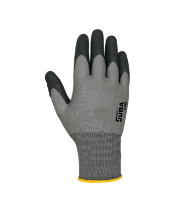 Guante sin costuras de nylon® recubierto de PVC Gris/Negro