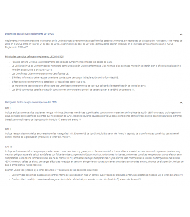 Guante con alta resistencia al corte ANTI - IMPACTO