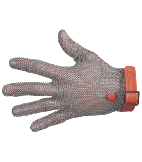 Guante de malla metálica de acero inoxidable