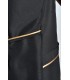 Estola kimono spa negra vivo dorado