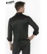 Chaq.caballero cocina microfibra negra