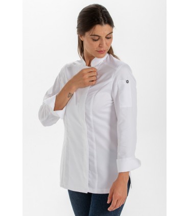 Chaq.mujer cocina microfibra