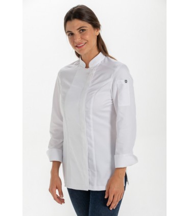 Chaq.mujer cocina microfibra