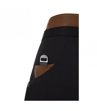 DELANTAL CORTO CINTA POLIPIEL