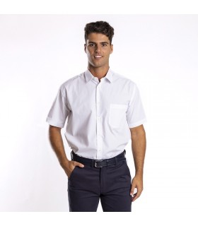 Camisa Clásica Hombre Manga Corta
