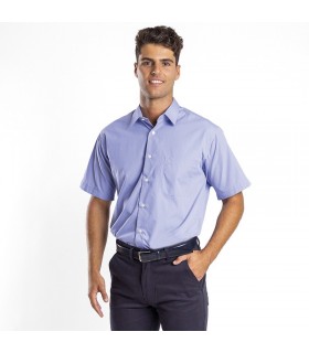 Camisa Clasica Hombre Manga Corta Talla Grande