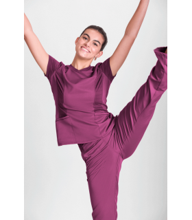CASACA MUJER MANGA CORTA, ESCOTE V PREMIUM NATURA® STRETCH